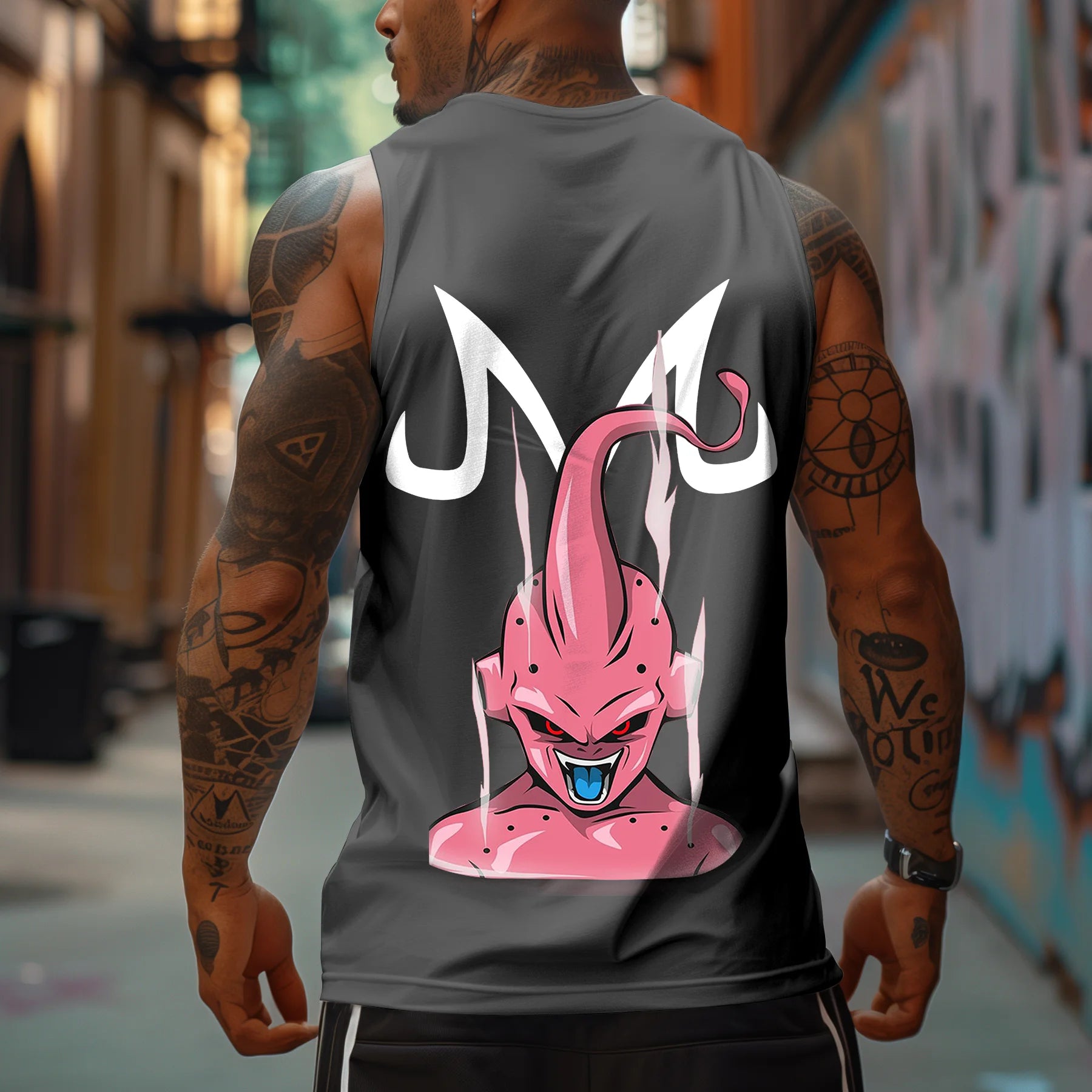 Casual Animation Design Print Tank Top