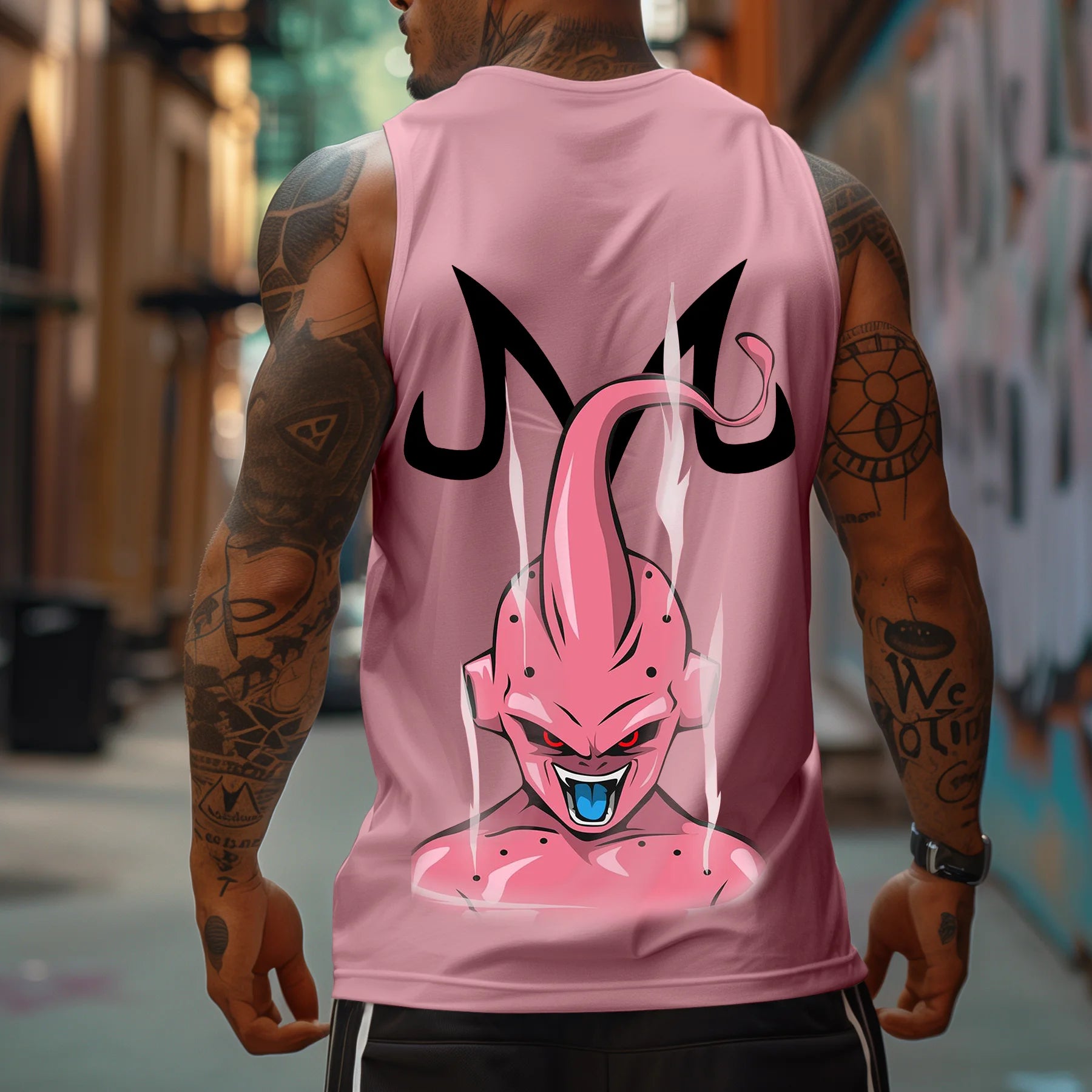 Casual Animation Design Print Tank Top