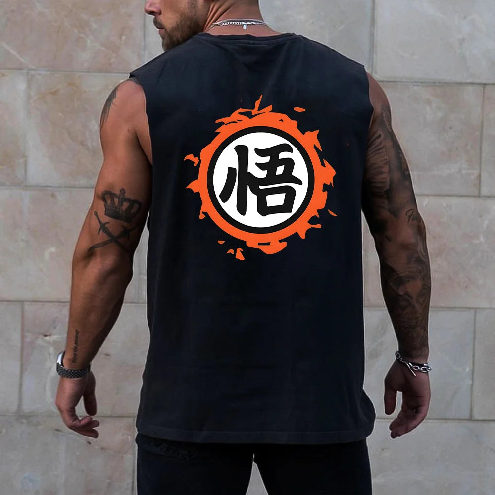 Oversized Dragon Ball Goku Tank Top