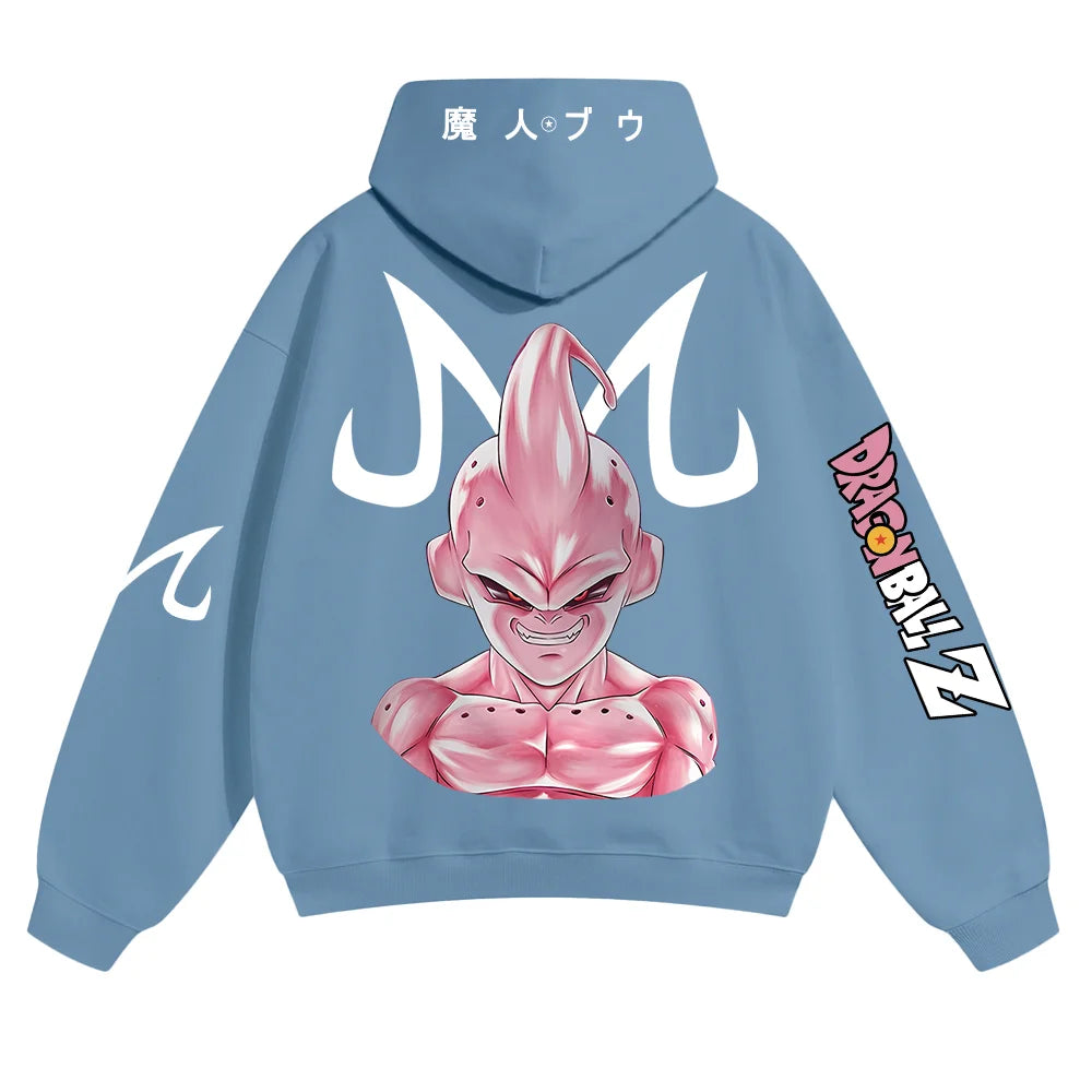 Oversized Unisex Anime Print Hoodie