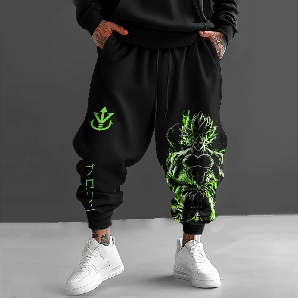 Unisex Oversized Anime Loose Harem Pants