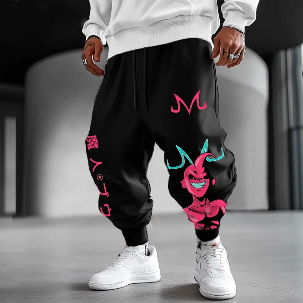 Unisex Oversized Anime Loose Harem Pants