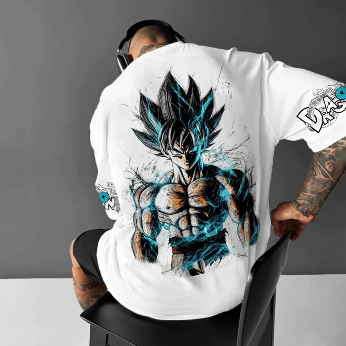 Unisex Oversized GOKU Anime Print T-Shirt