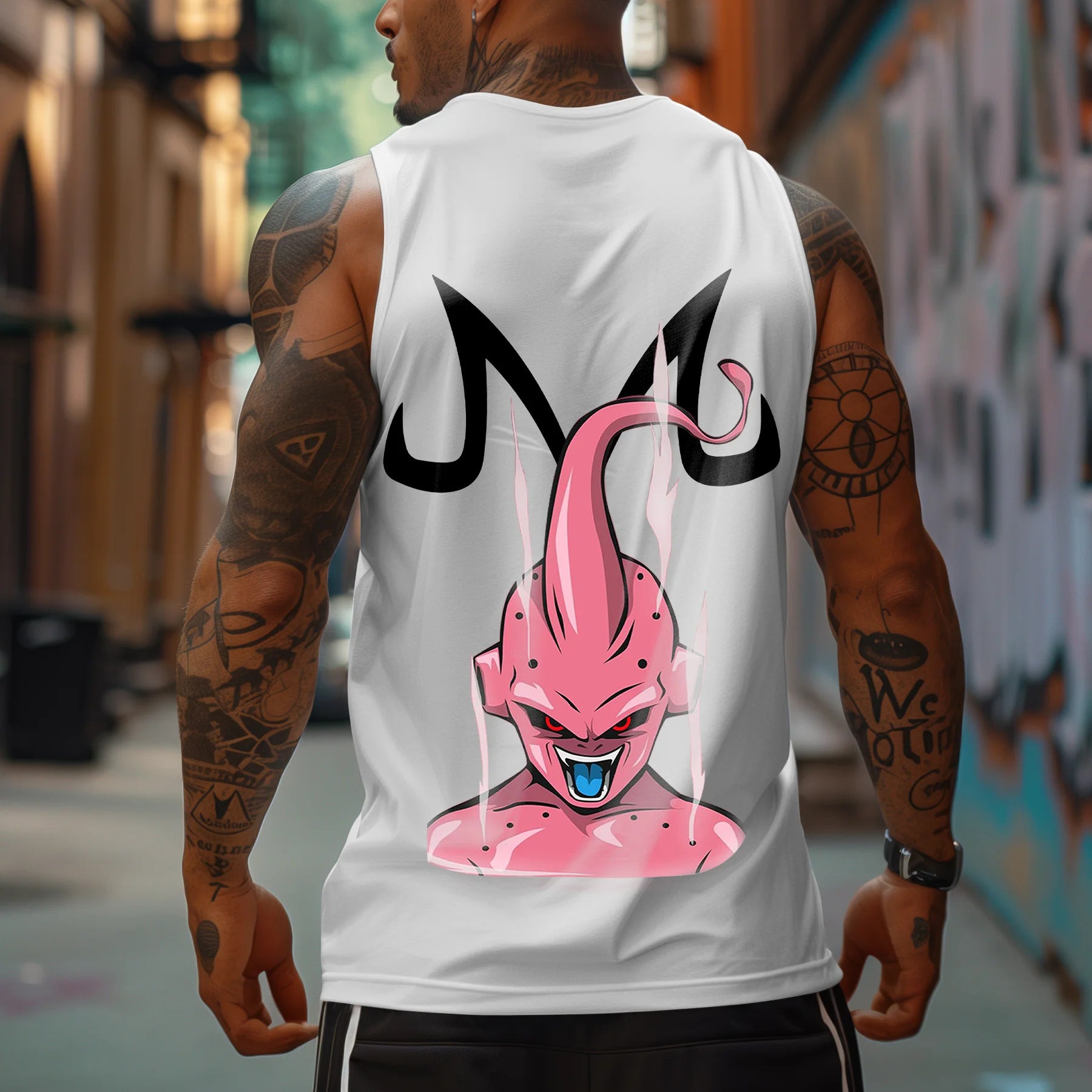 Casual Animation Design Print Tank Top