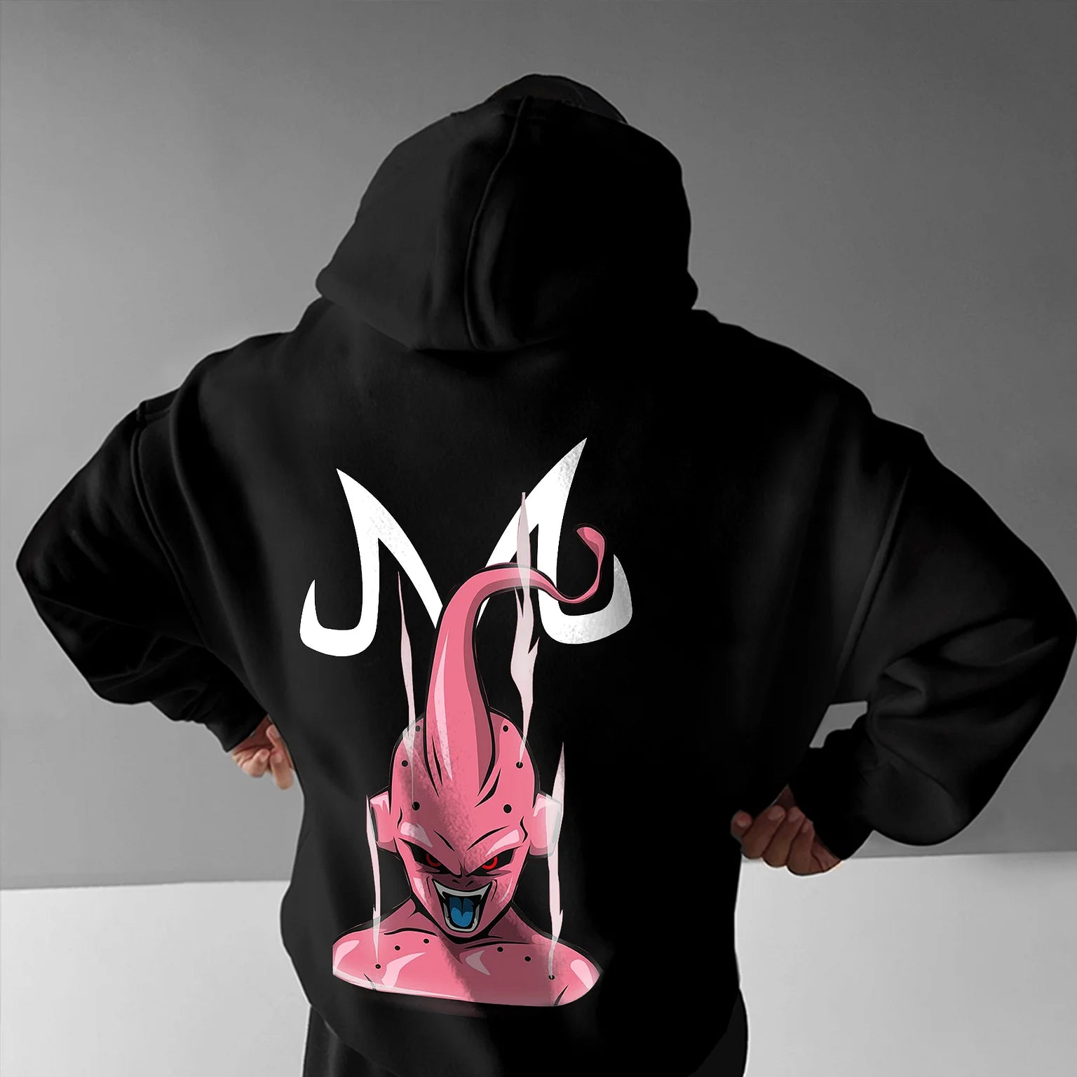 Oversized DB Anime BUU Printed Hoodie