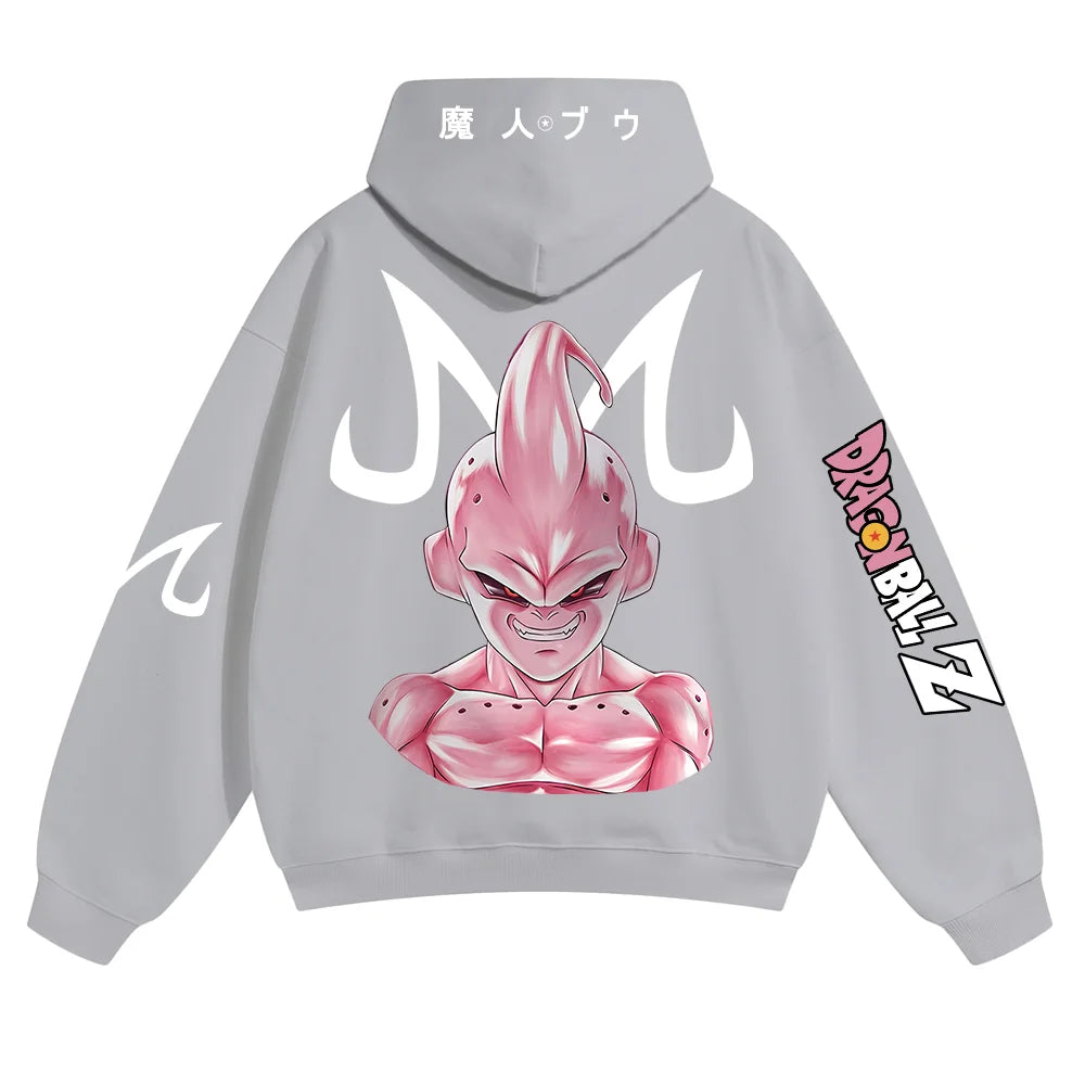 Oversized Unisex Anime Print Hoodie