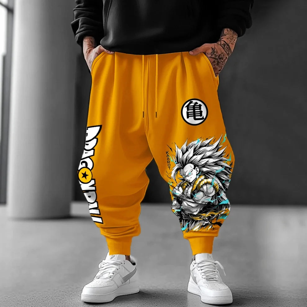 Unisex Oversized Anime Loose Harem Pants