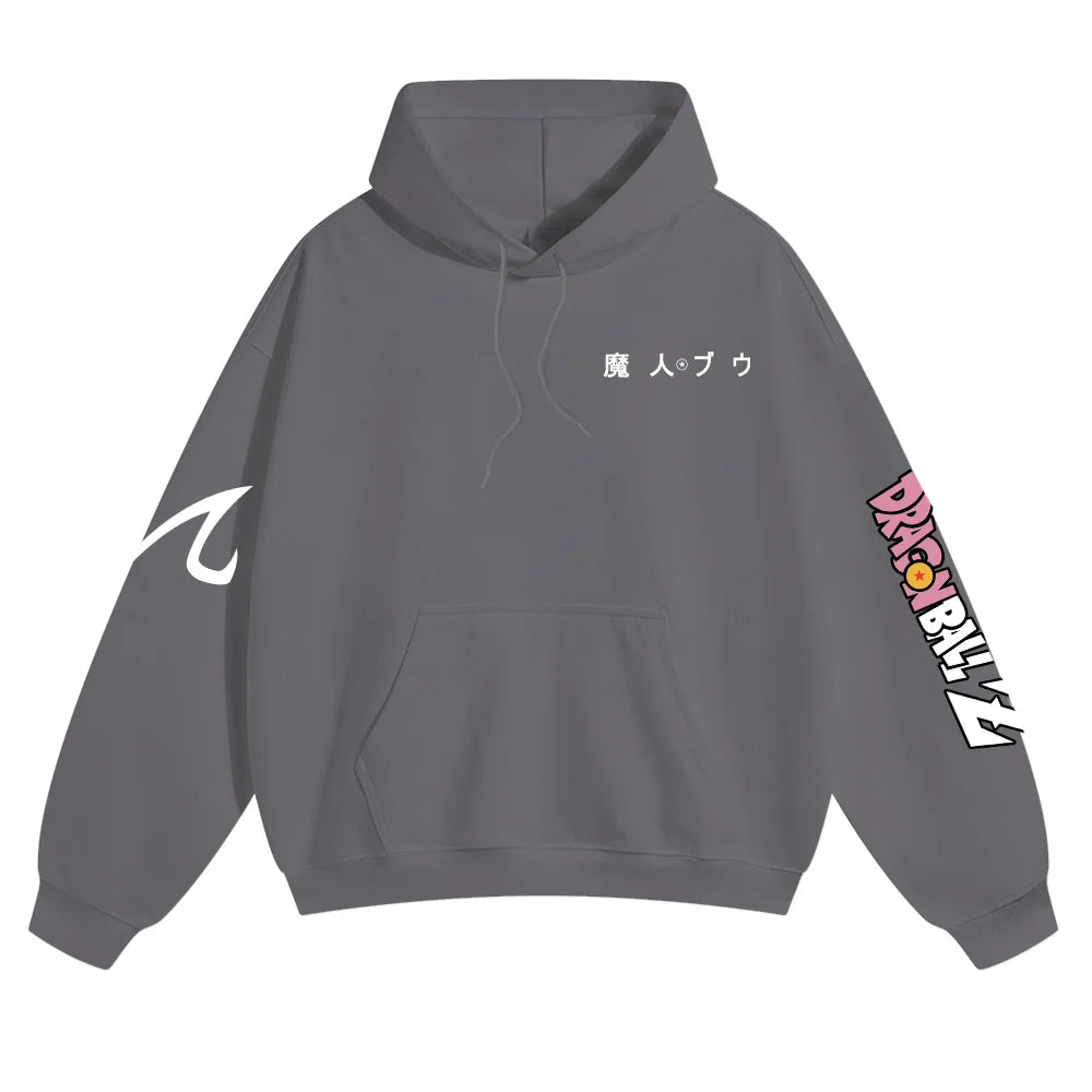 Oversized Unisex Anime Print Hoodie