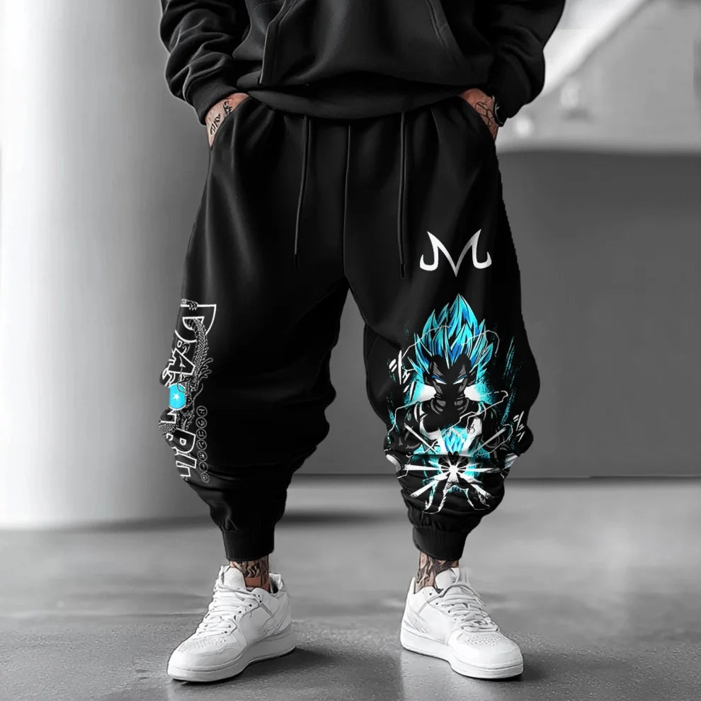 Unisex Oversized Anime Loose Harem Pants