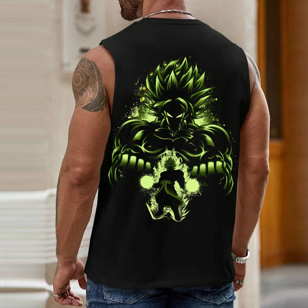 Unisex Dragon Ball Broly Printed Tank Top