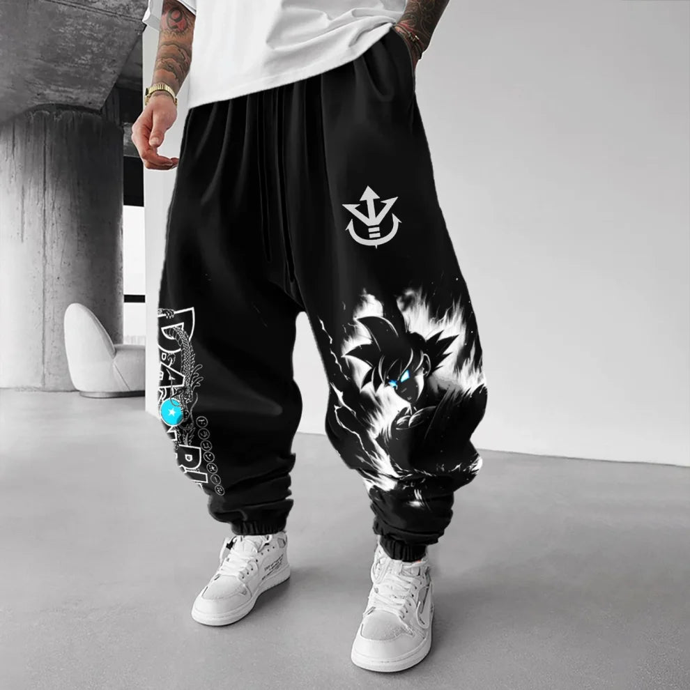 Unisex Oversized Anime Loose Harem Pants