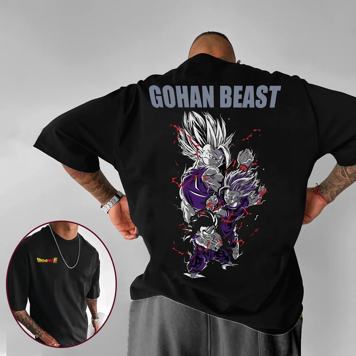 Unisex Dragon Ball Beast Gohan Printed T-shirt