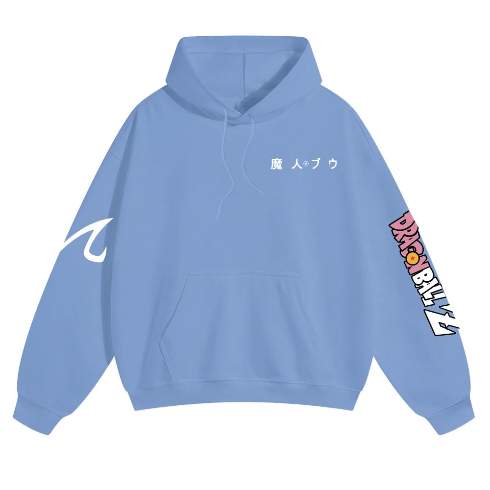 Oversized Unisex Anime Print Hoodie