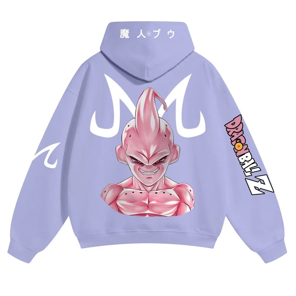 Oversized Unisex Anime Print Hoodie