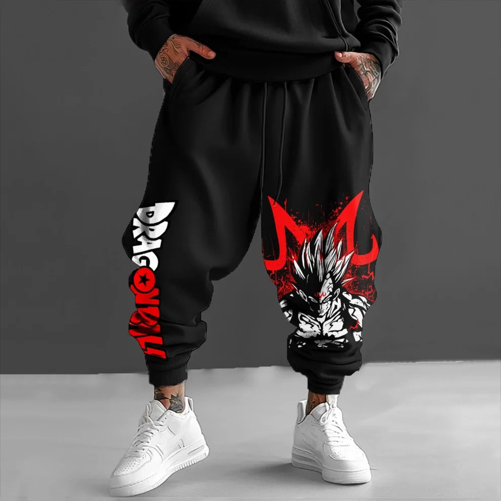 Unisex Oversized Anime Loose Harem Pants