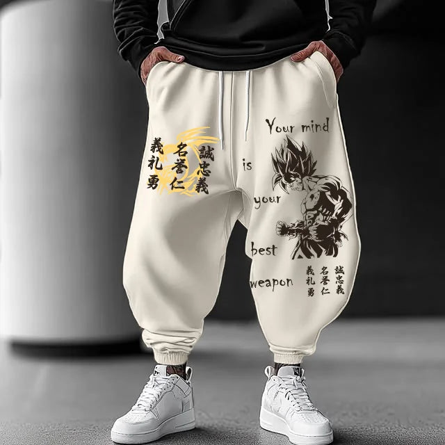 Oversized Loose Anime Harem Pants